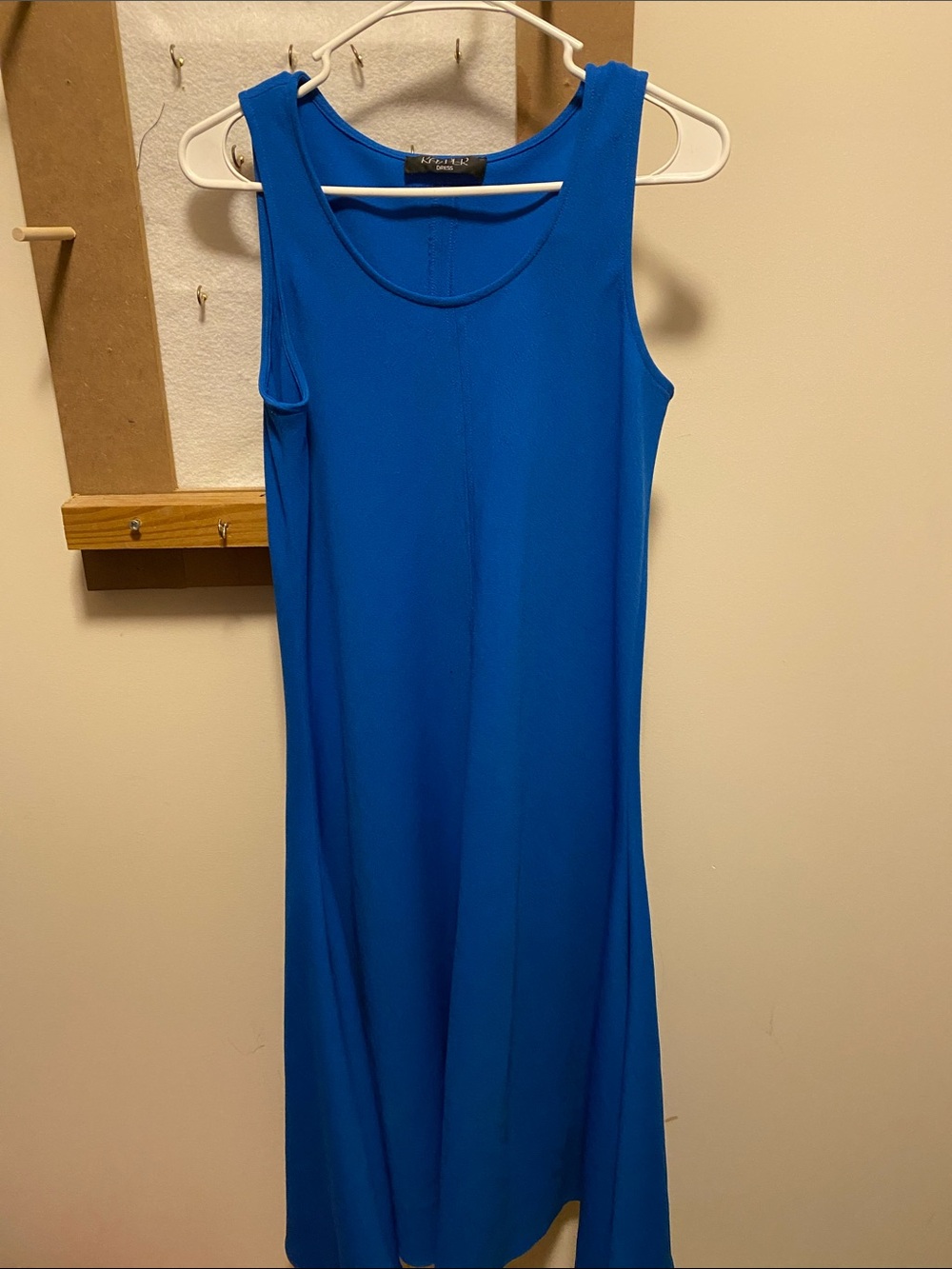 Sleeveless Cobalt Midi Dress